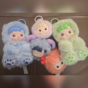 Authentic Hacipupu Vynil Plush Pendant Mix Bundle